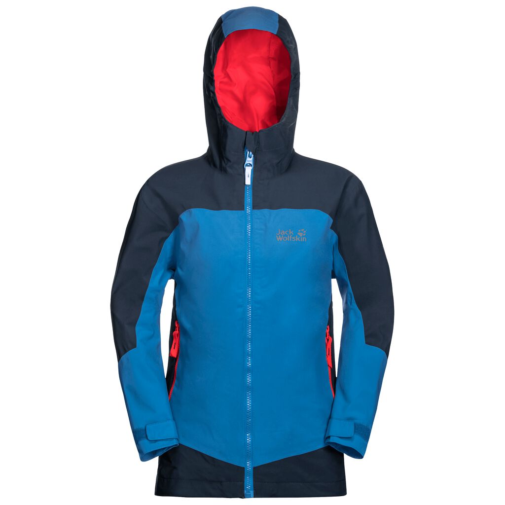 Jack Wolfskin ROPI αδιάβροχο μπουφάν παιδικά μπλε | GR2971520